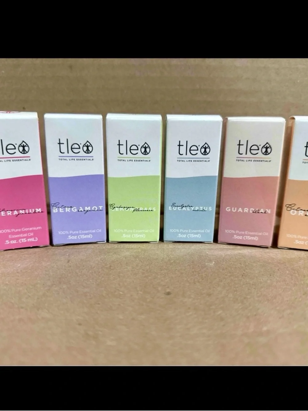 TLE Total Life Essentials Essential Oil Set 6 Assorted Scents NIB